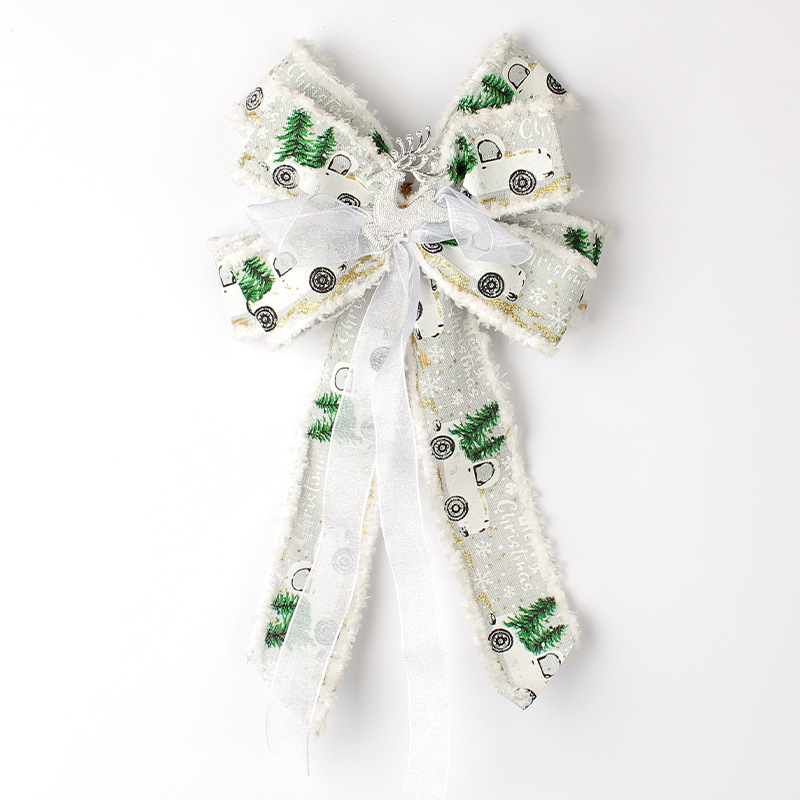 Christmas tree ornament butterfly knot