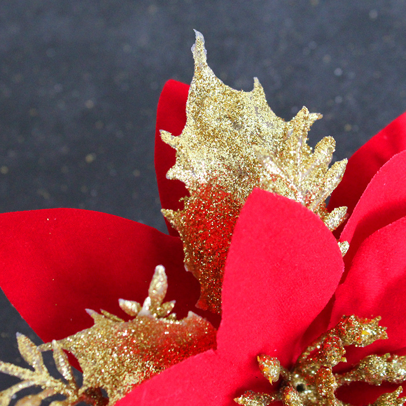 Christmas flower ornament