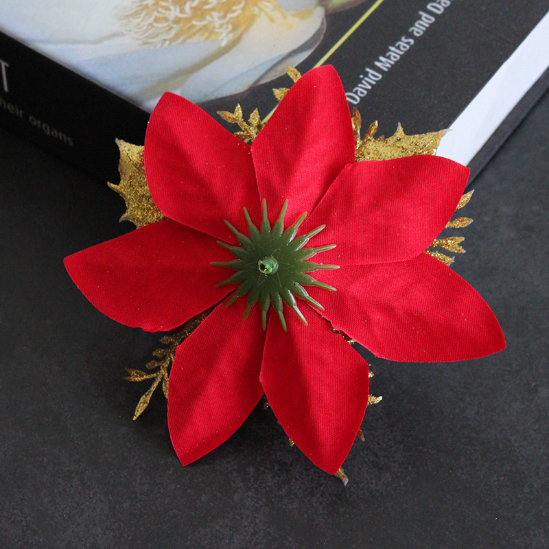 Christmas flower ornament