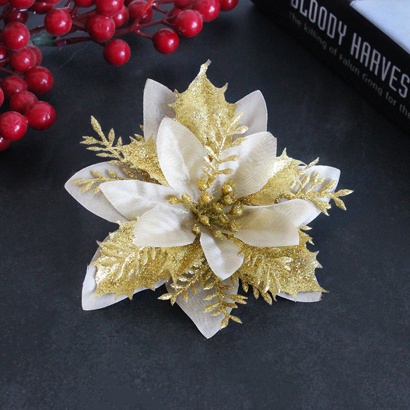 Christmas flower ornament