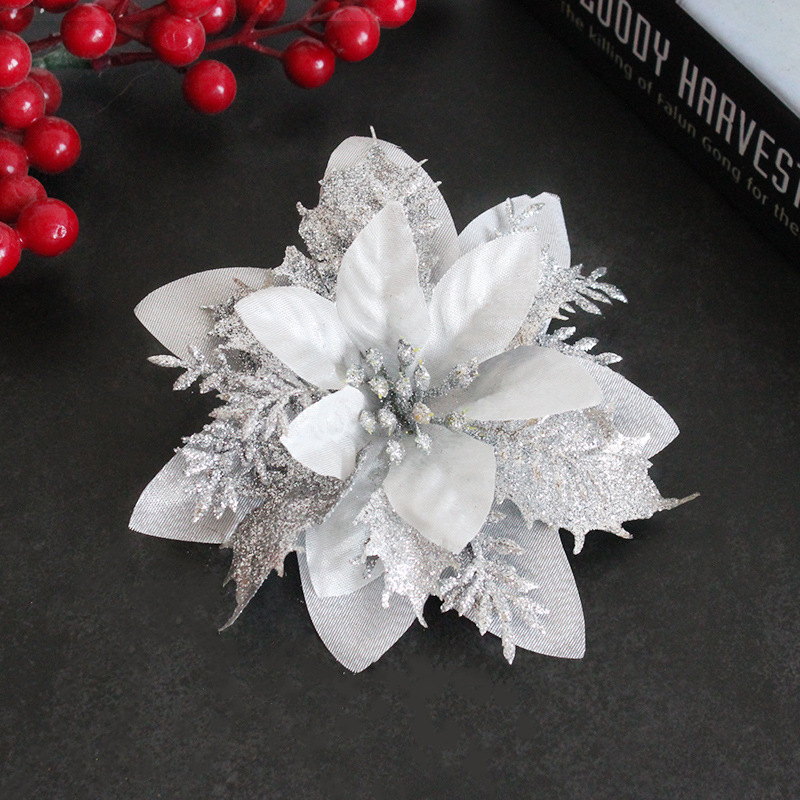 Christmas flower ornament
