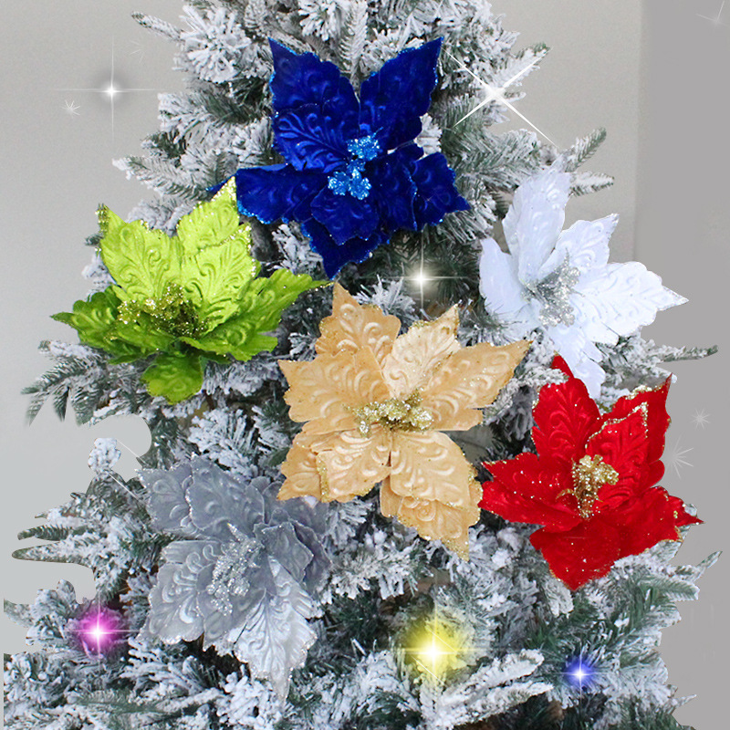 Christmas flower ornament