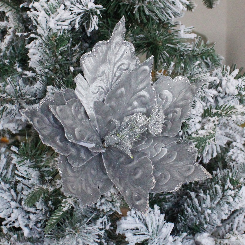 Christmas flower ornament
