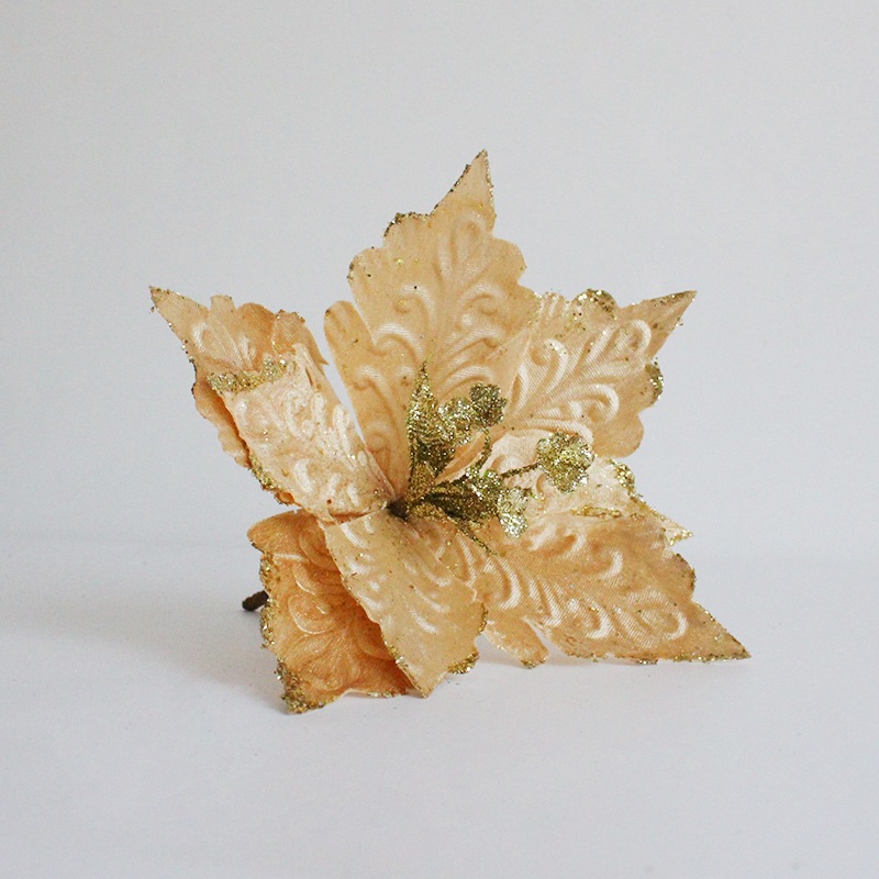 Christmas flower ornament