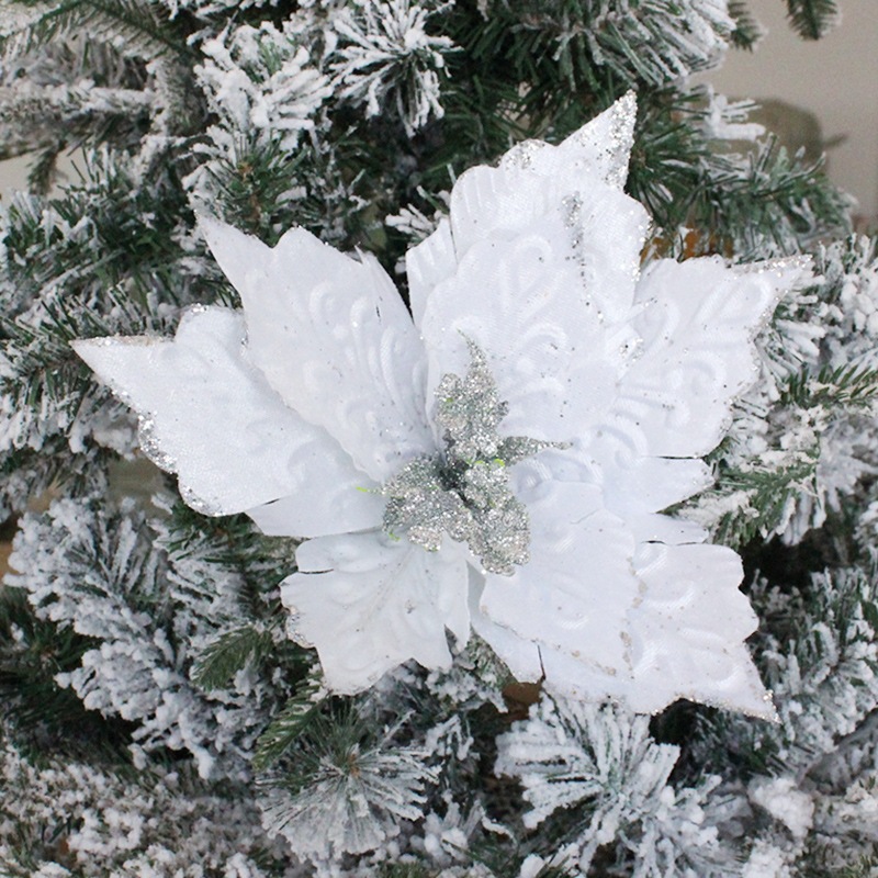 Christmas flower ornament
