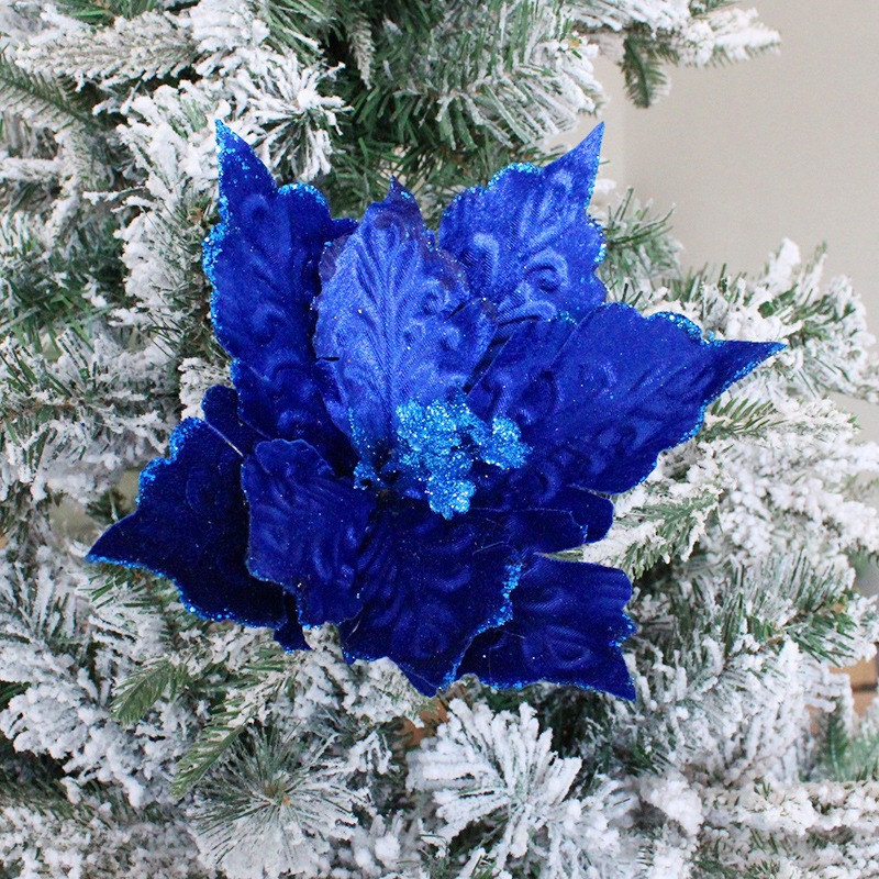 Christmas flower ornament