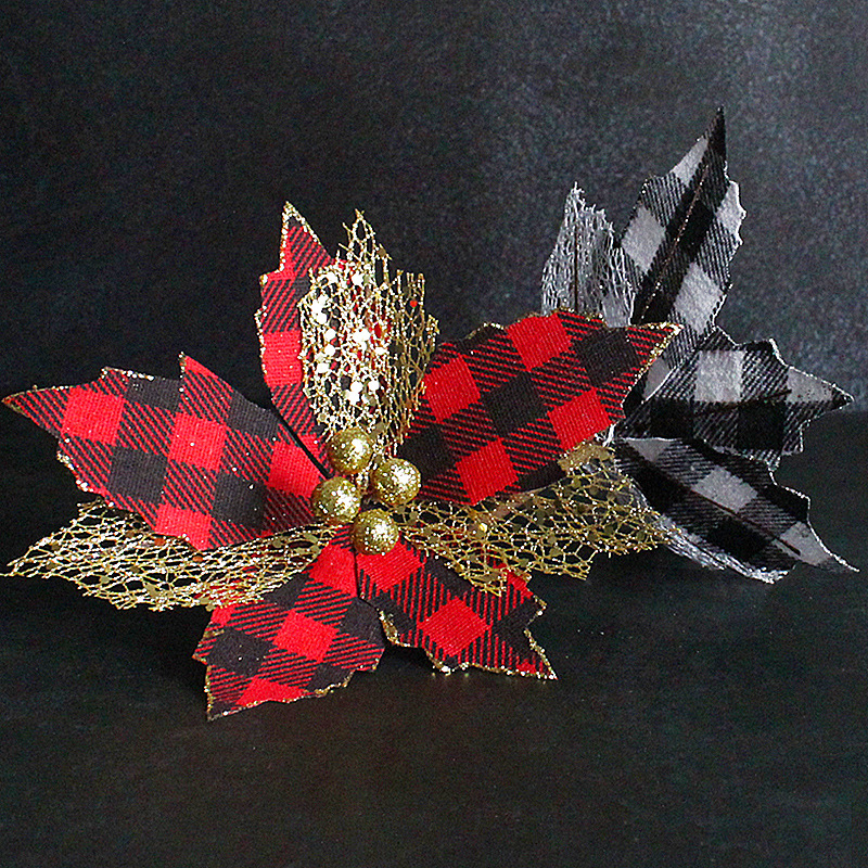 Christmas flower ornament