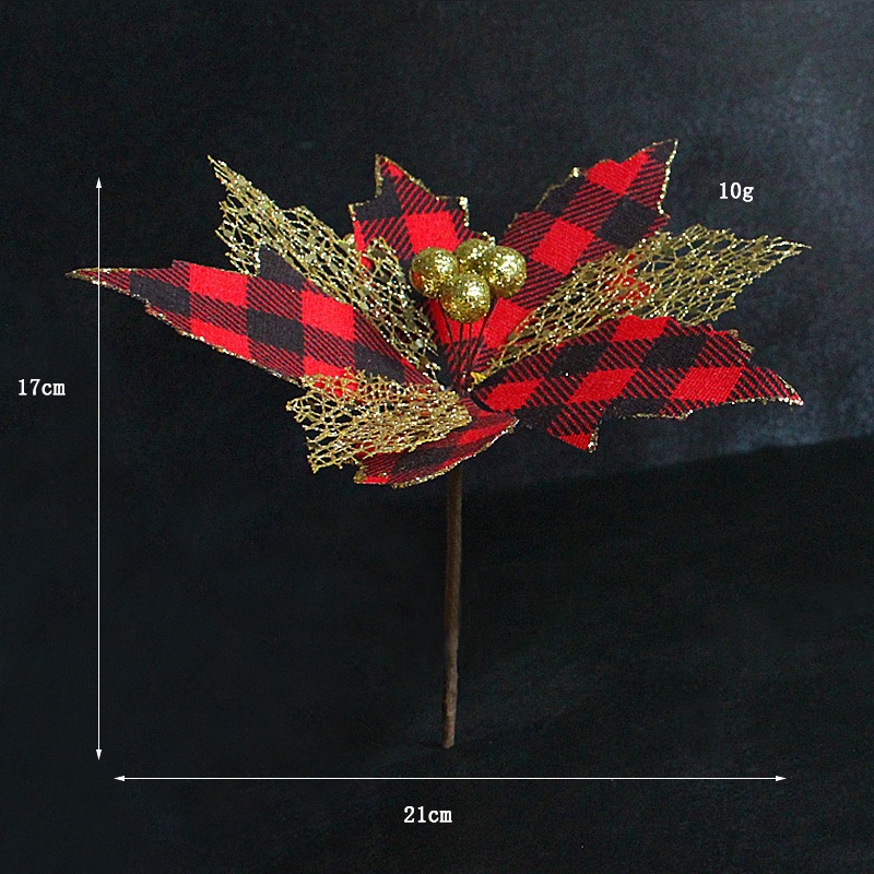 Christmas flower ornament