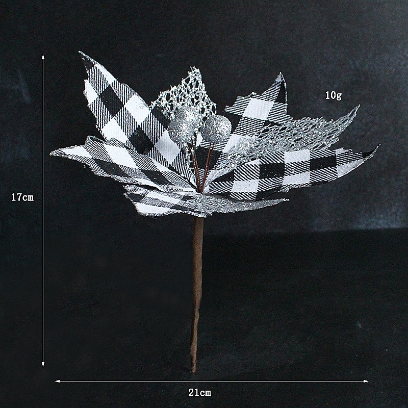 Christmas flower ornament