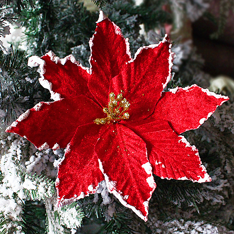 Christmas flower ornament