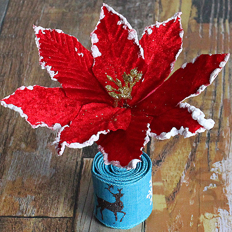 Christmas flower ornament
