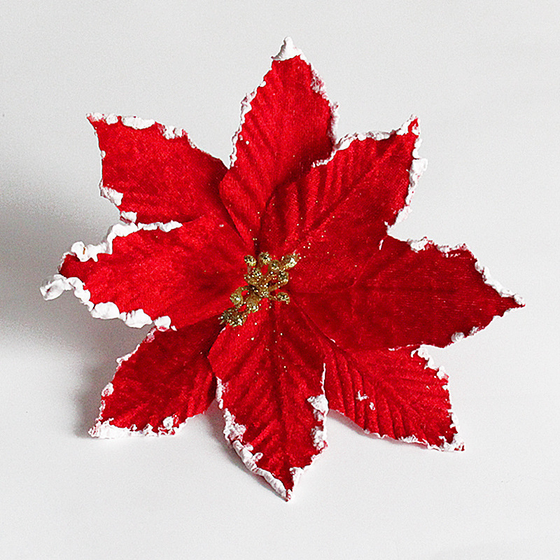 Christmas flower ornament