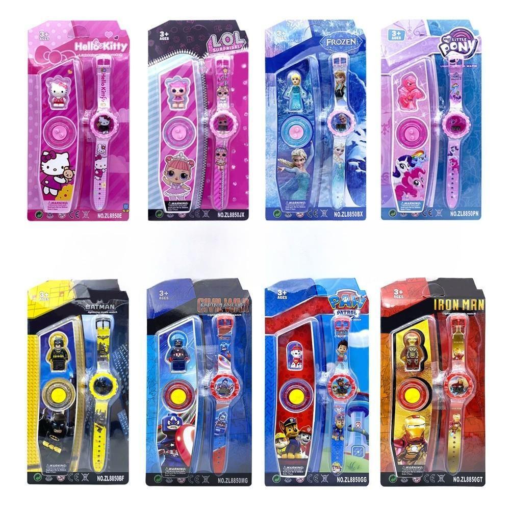 Block lights music watch