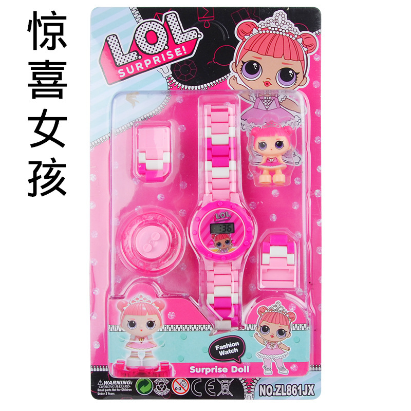 Children Bricks Toys Watch