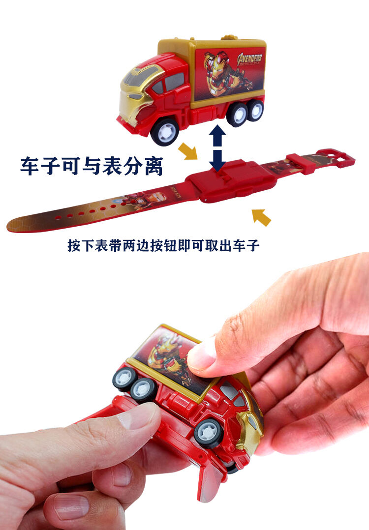 Electronic projection cartoon watch