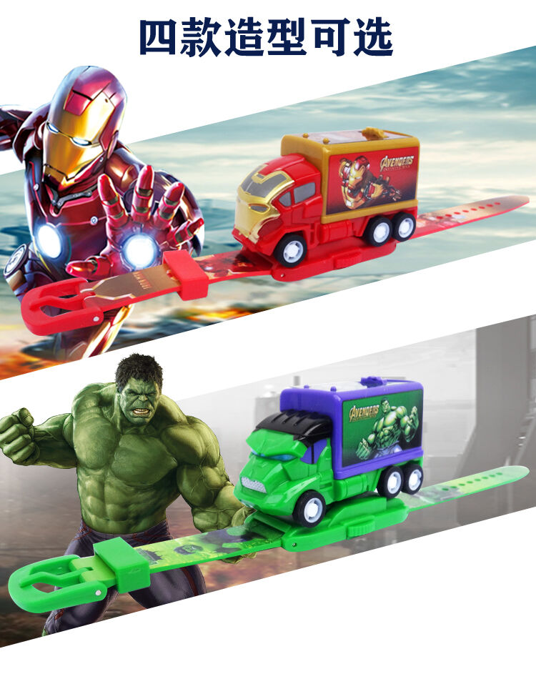 Electronic projection cartoon watch