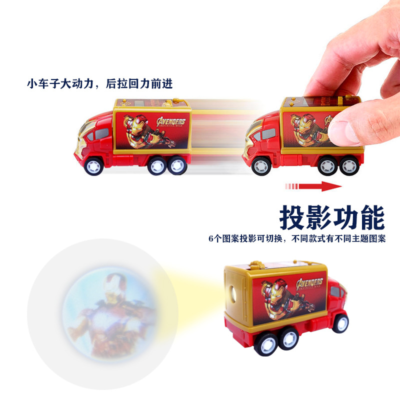 Electronic projection cartoon watch