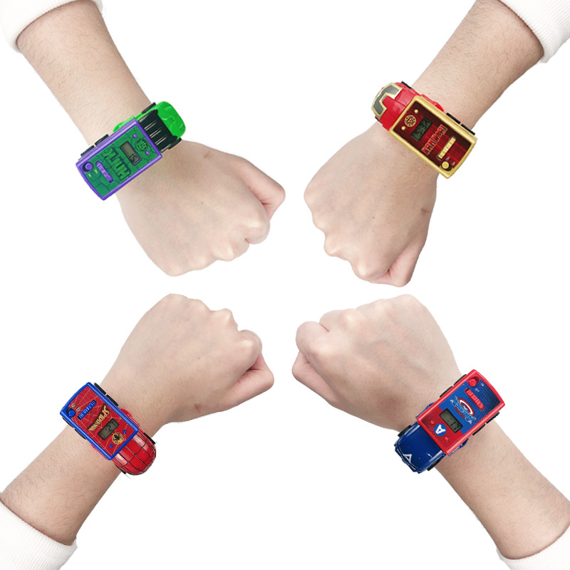 Electronic projection cartoon watch