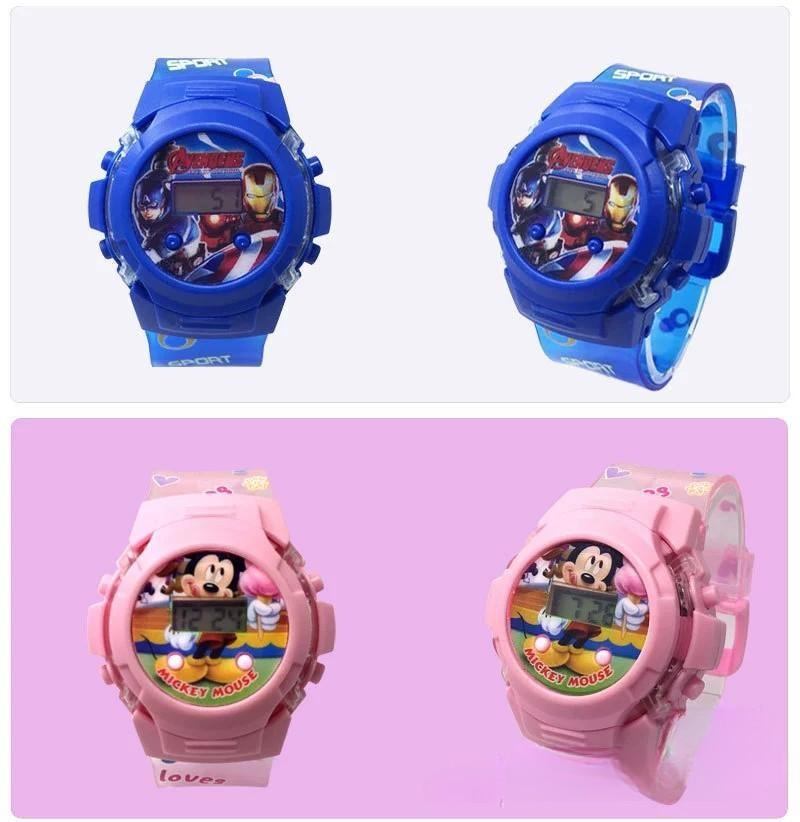 Electronic watch with music flashing lights