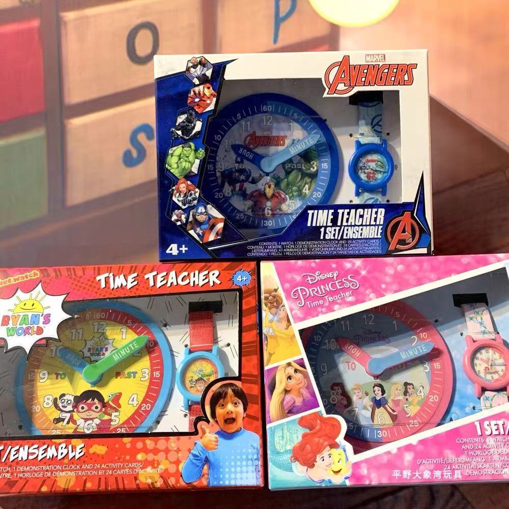 Electronic watch and clock two-piece set Electronic watch and clock two-piece set