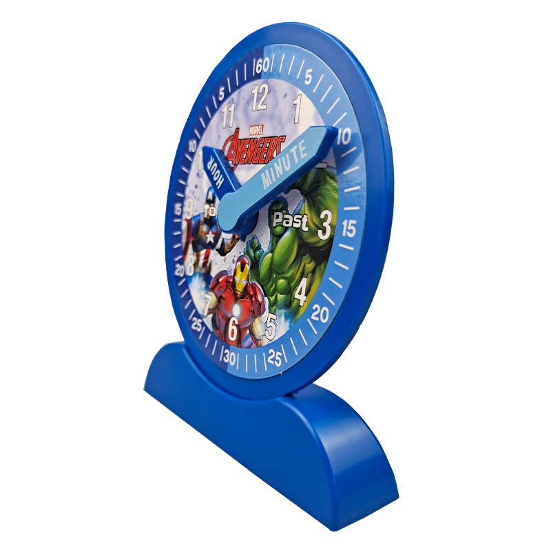 Electronic watch and clock two-piece set