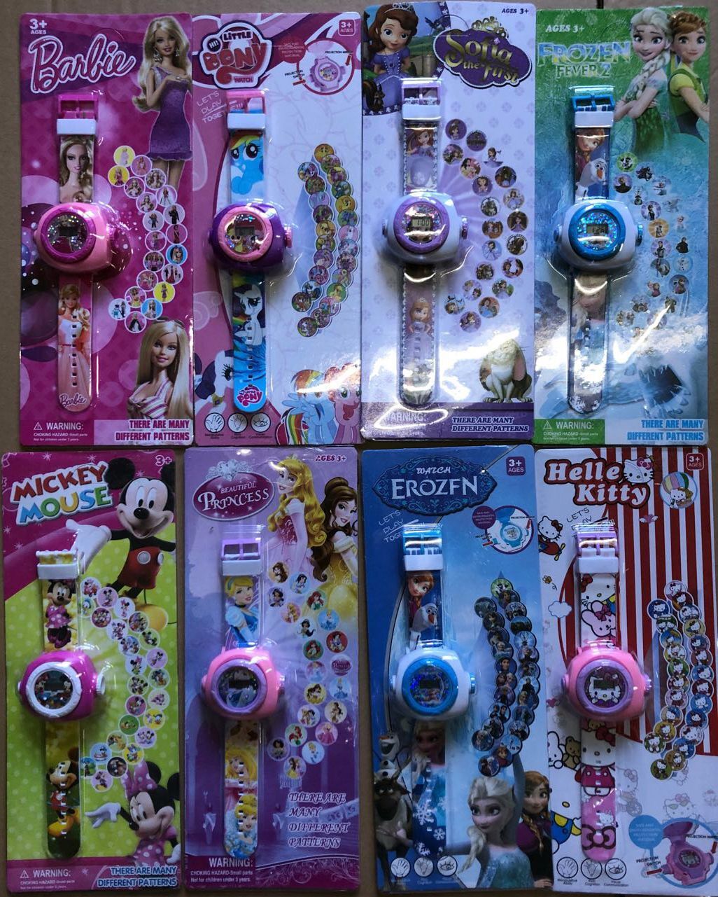 Digital projection watch