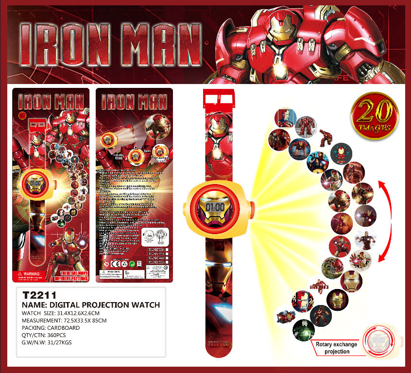 Digital projection watch