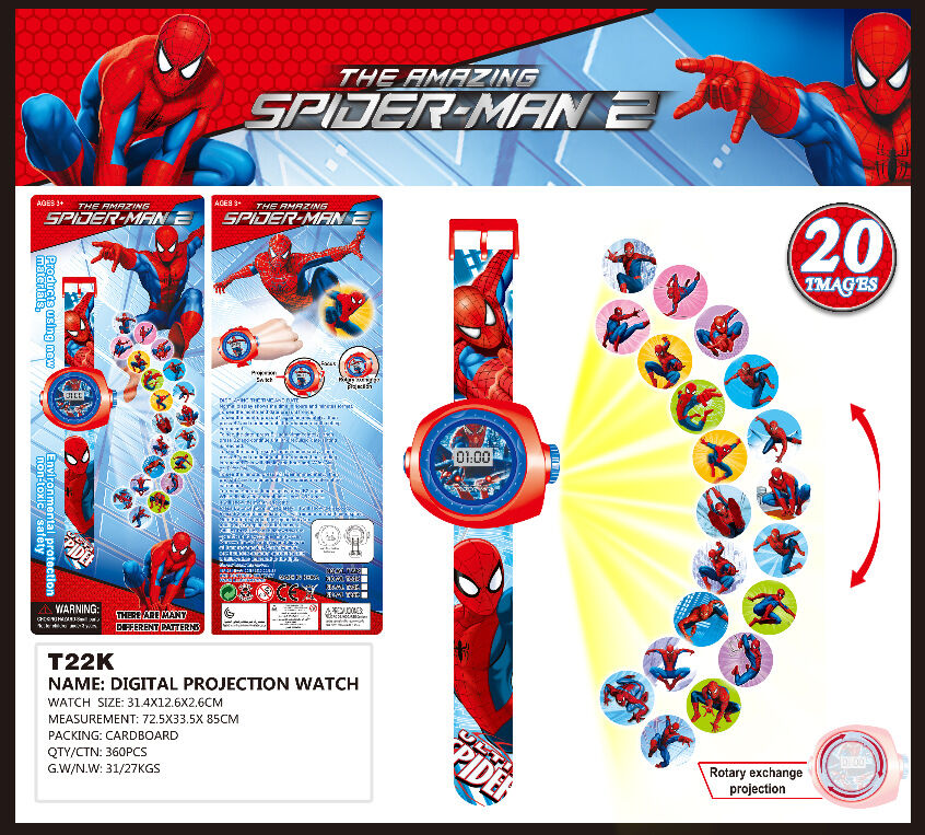 Digital projection watch