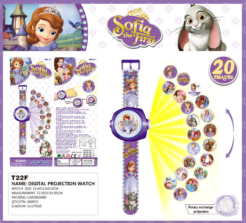 Digital projection watch