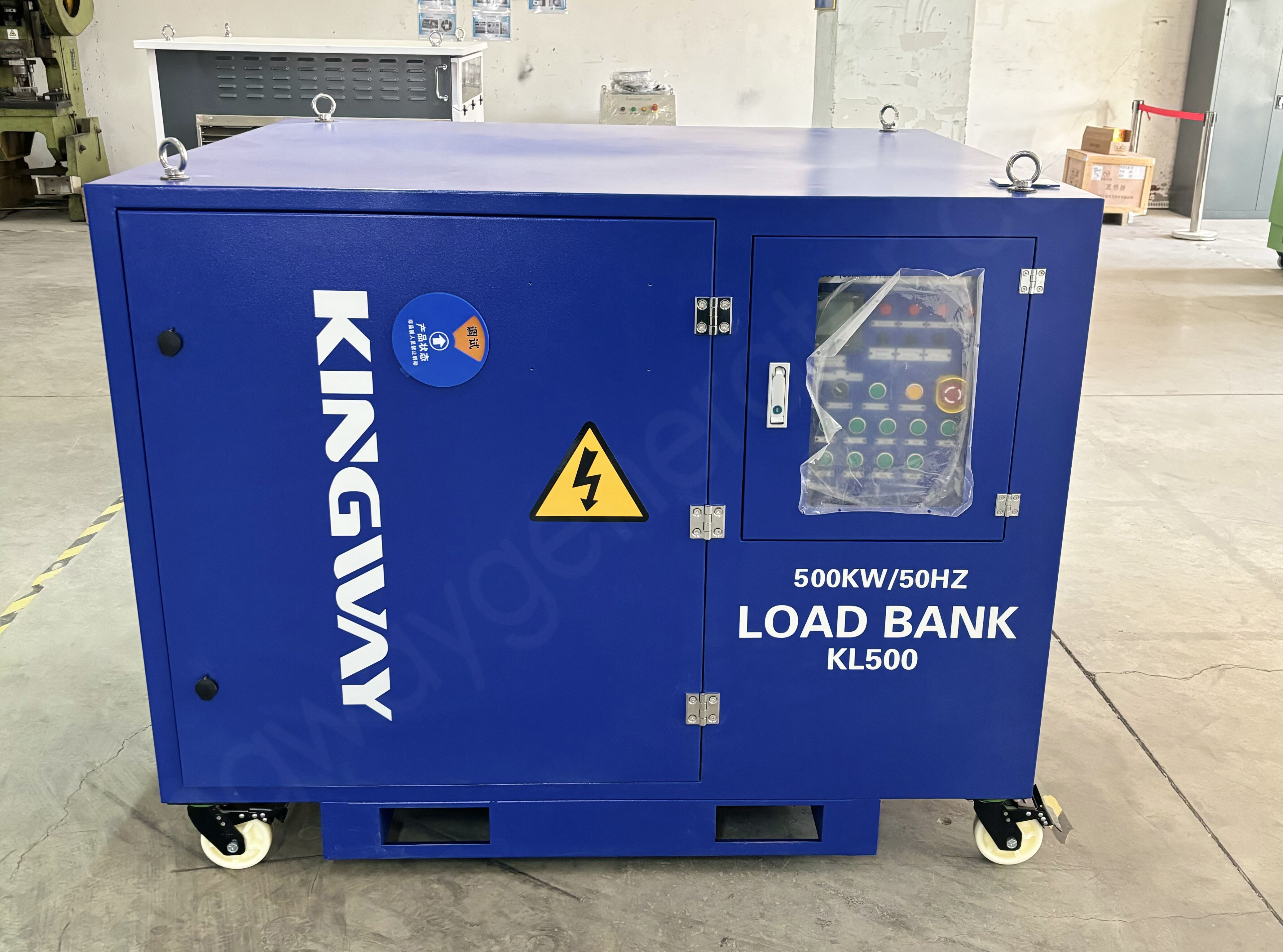 Entrega con éxito de 1 Unidad 500KW, 400V, 50HZ, RAL5002, Banco de Carga Resistivo de Interior a cliente de Myanmar. Entrega con éxito de 1 Unidad 500KW, 400V, 50HZ, RAL5002, Banco de Carga Resistivo de Interior a cliente de Myanmar.