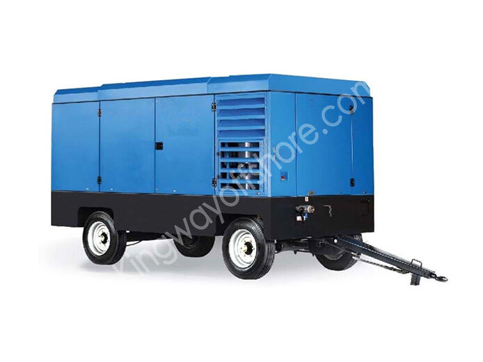 Compresor de aire de tornillo portátil YuChai 16,5 m³/min