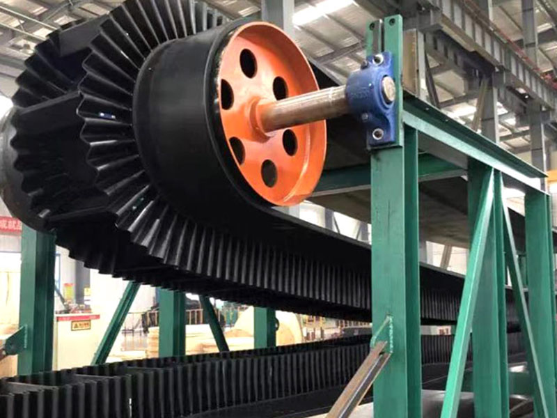 Cinta transportadora de pared lateral