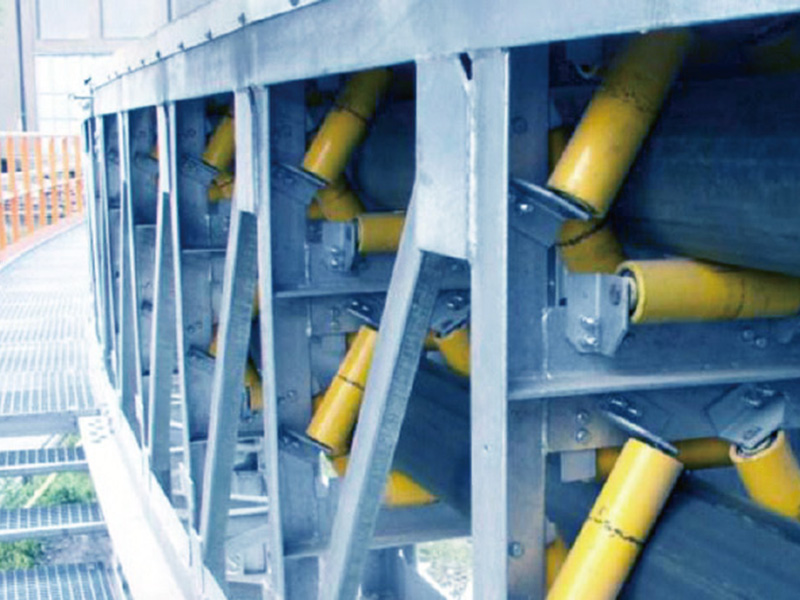 Cinta transportadora de tuberías