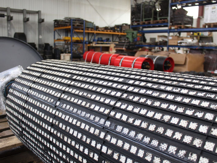 Revestimiento de polea