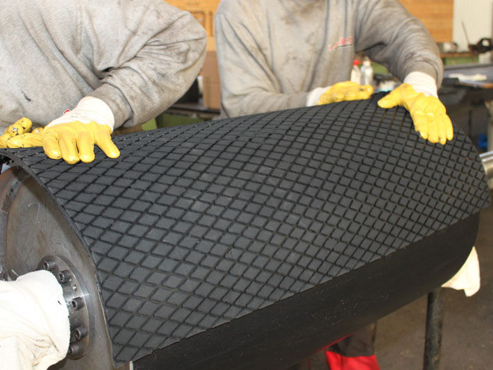 Revestimiento de polea