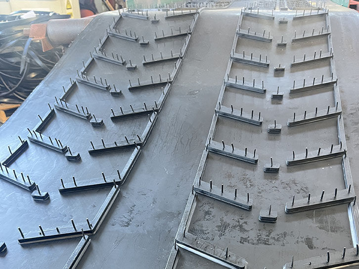 Cinta transportadora Chevron