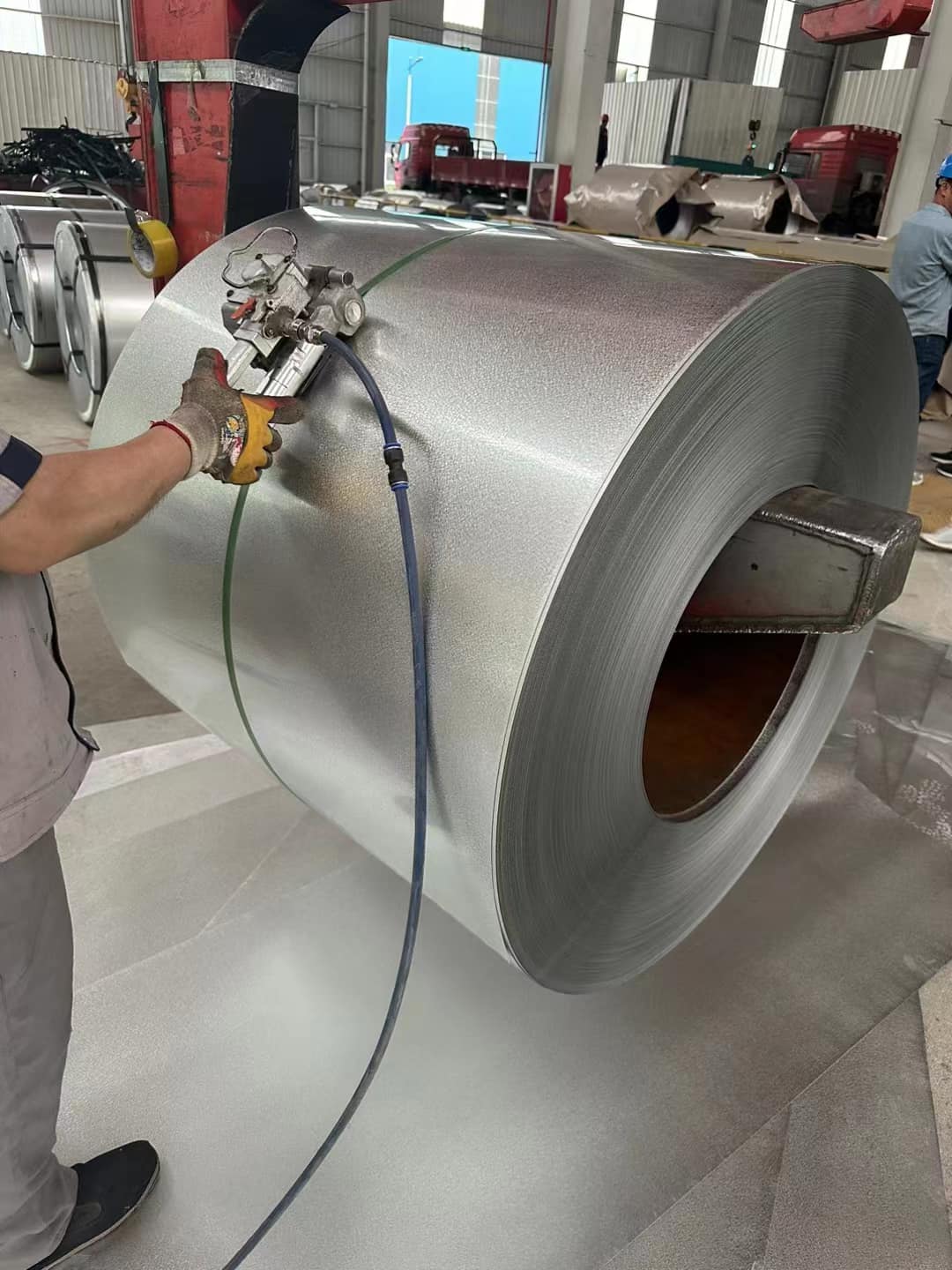 Aluzinc Steel Coil Antifinger