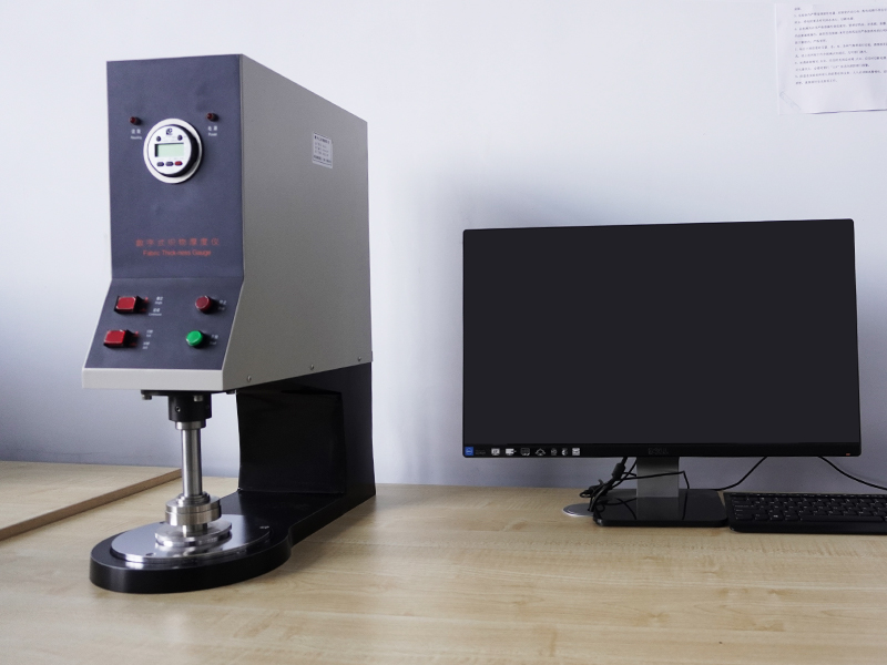 Digital fabric thickness gauge