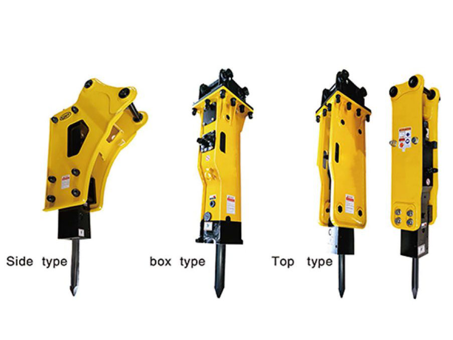 Hydraulic break hammer - internal valve type Hydraulic break hammer - internal valve type