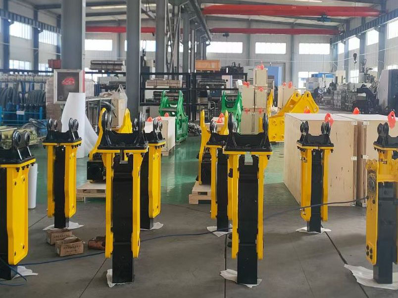 Hydraulic break hammer - external valve type