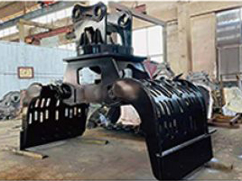 Single cylinder singer motor Rotating stong/scrap steel grapple Single cylinder singer motor Rotating stong/scrap steel grapple