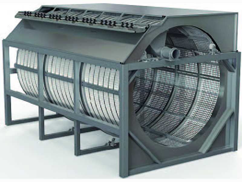 Filtro de pantalla de tambor