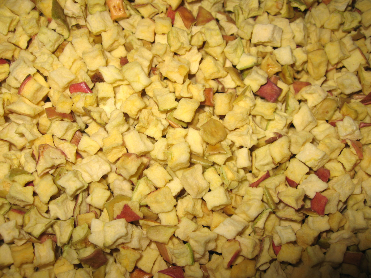 Dried Apple Dice With Peel.JPG