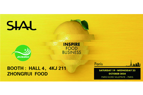Welcome to our booth in Sial Paris,  Booth : Hall 4, 4KJ 211., in Paris, France 19-23  Oct. 2024.
