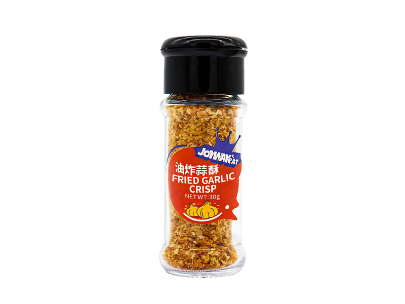 Crocante de alho frito