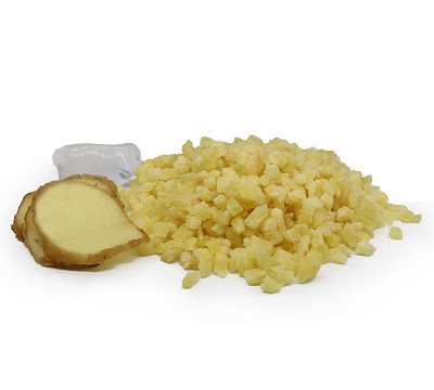 Gengibre Congelado em Cubos