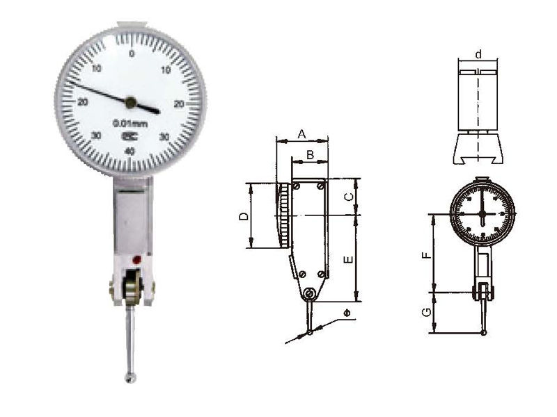 杠杆百分表DIAL TEST INDICATORS