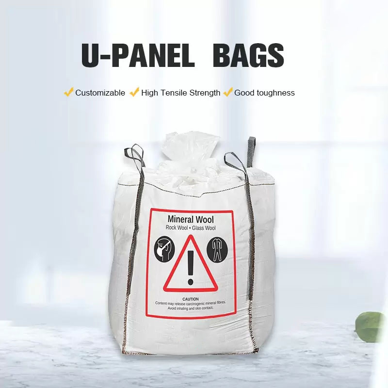 Grandes sacos de polipropileno para empaque a granel de sal, arroz, maní y semillas