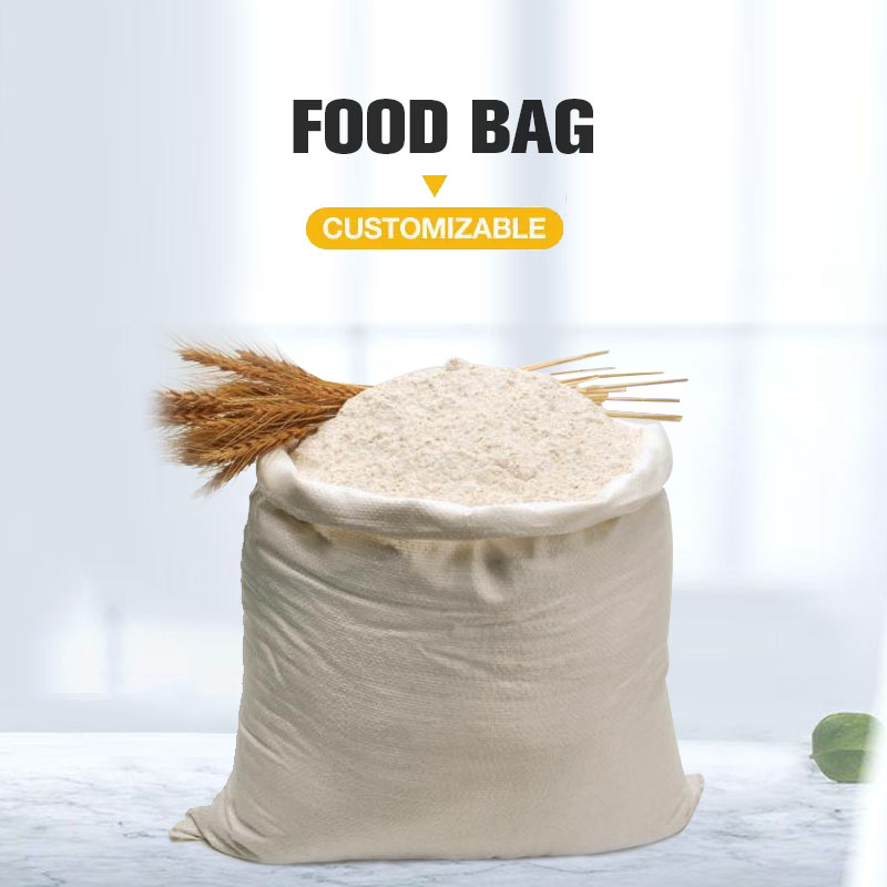 Bolsa tejida de alimentos PP de polipropileno para embalaje de sal, harina y azúcar