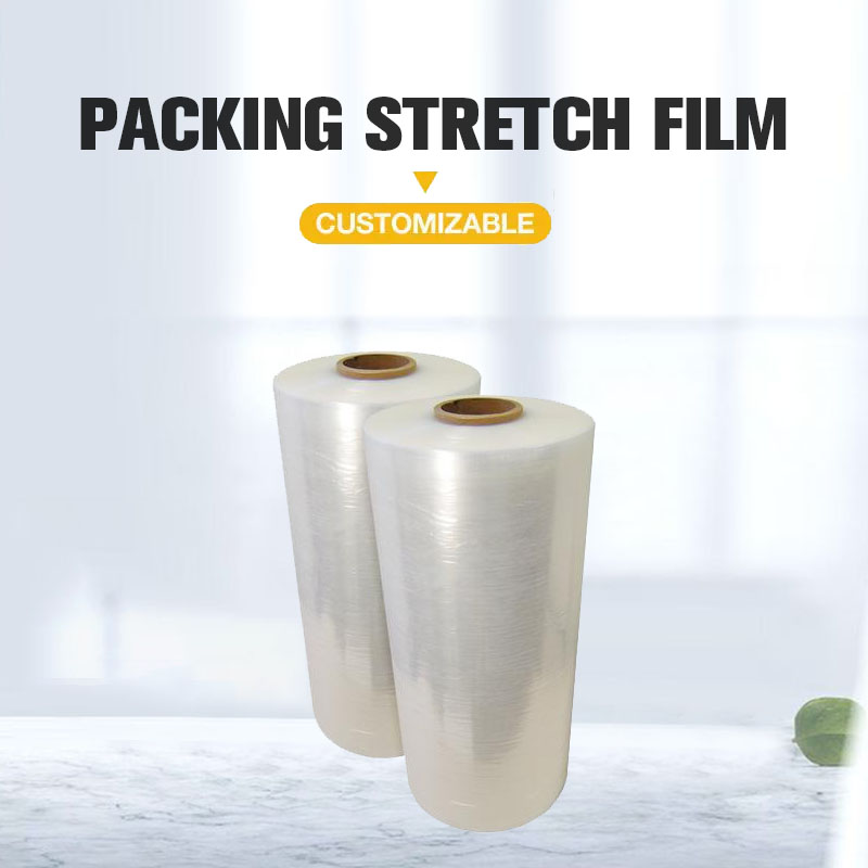 Película plástica transparente suave del embalaje de la plataforma del rollo manual de la película del embalaje PE